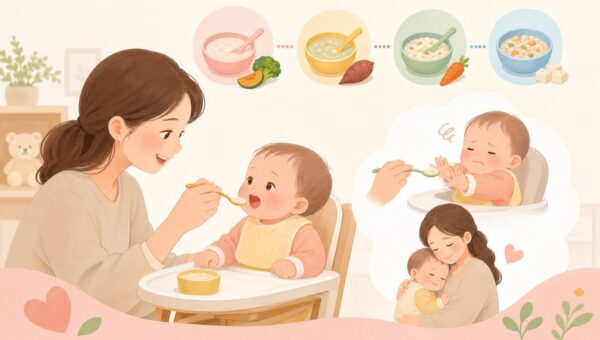 이유식 언제 어떻게 시작하지? 시기별 식단 흐름과 거부할 때 대처법