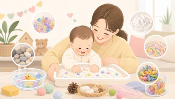 영아기 감각놀이, 재료별로 어떤 활동이 좋을까