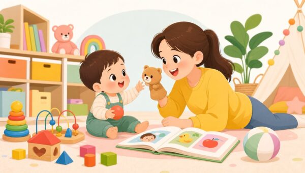 18개월 아기 말이 느린 것 같을 때, 집에서 해볼 수 있는 언어발달 놀이