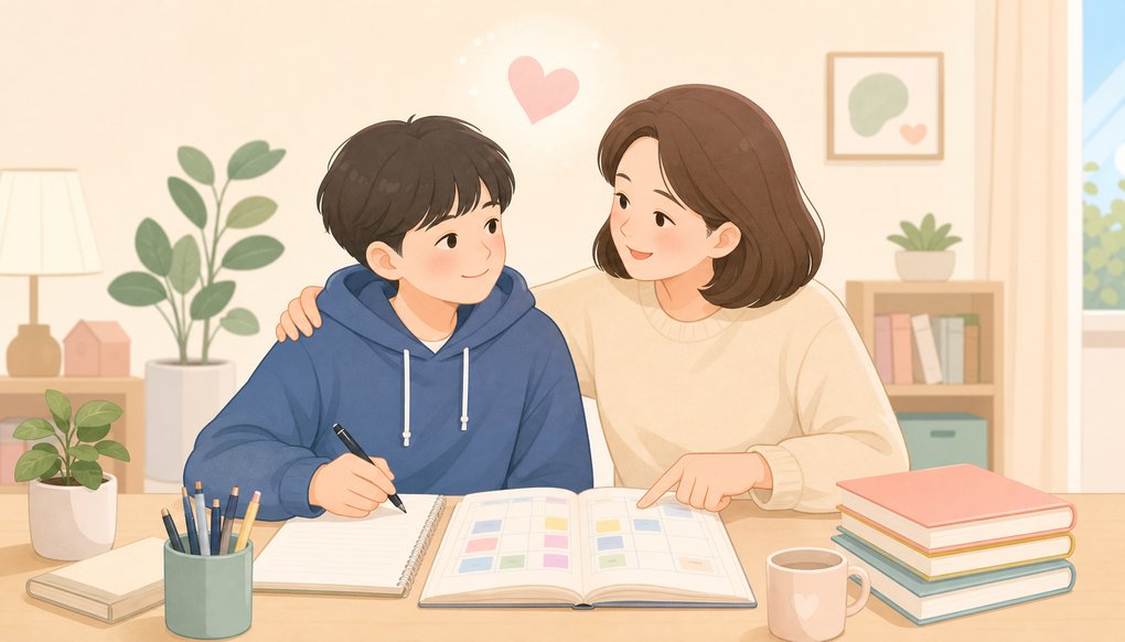 중학생 시험 불안 줄이는 공부 계획, 어떻게 세워주면 좋을까