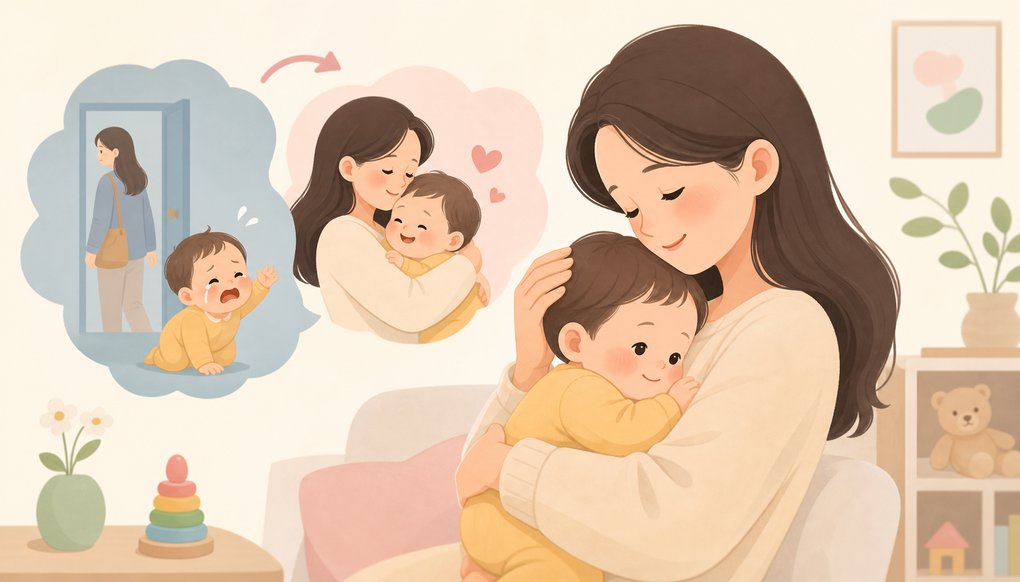 영아 분리불안, 언제 시작되고 어떻게 달래줘야 할까