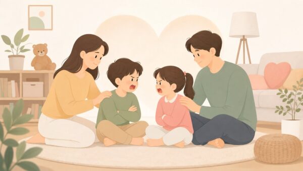 형제자매 싸움, 부모가 어디까지 개입해야 할까