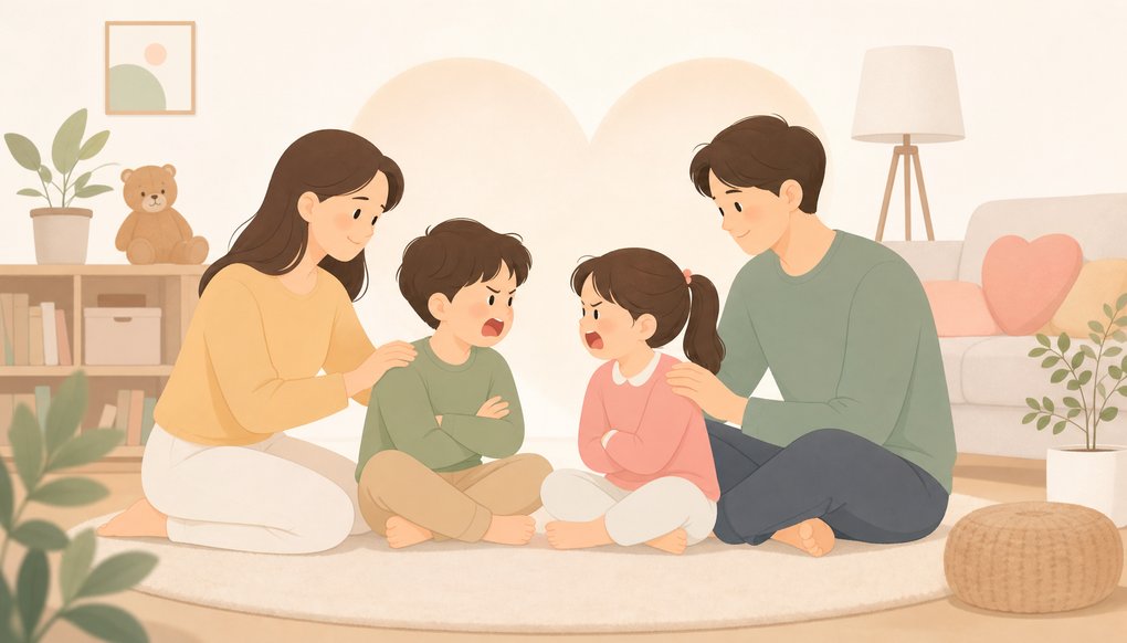 형제자매 싸움, 부모가 어디까지 개입해야 할까