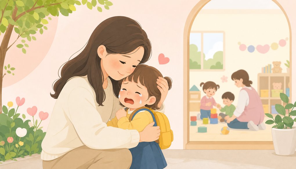어린이집 적응 기간, 아이가 울 때 부모는 어떻게 해야 할까