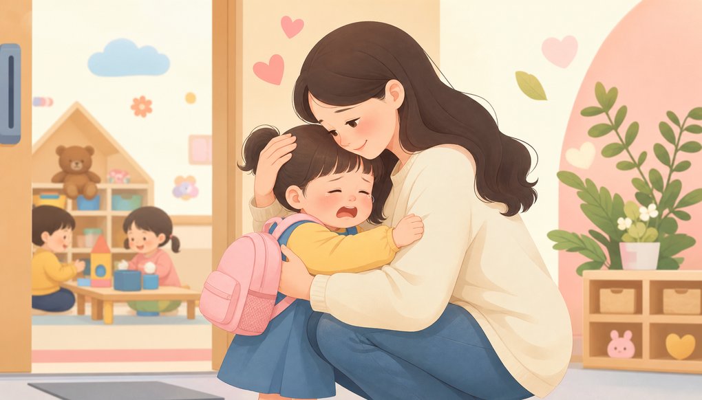 어린이집 적응 기간, 아이가 울 때 부모는 어떻게 해야 할까