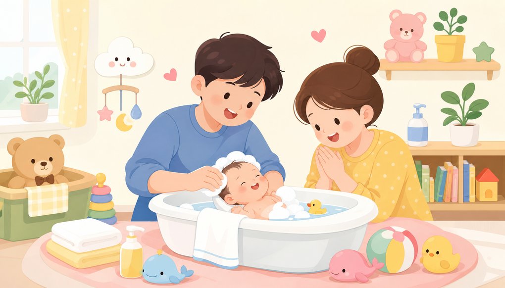 신생아 목욕, 어떻게 시키면 되는 걸까? 처음이라 떨리는 부모를 위한 안내