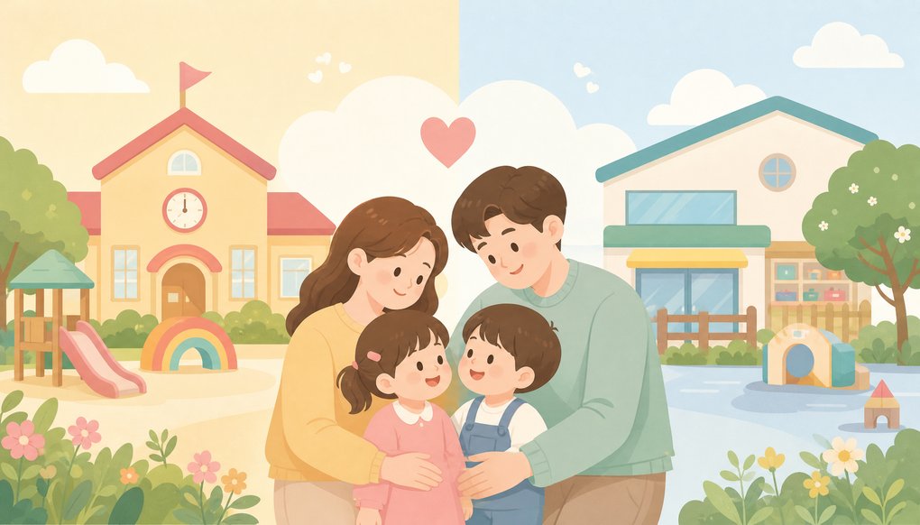 유치원이랑 어린이집, 뭐가 다른 걸까 – 아이 보낼 곳 고르기 전에 알아둘 것들