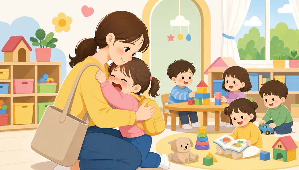 어린이집 적응기간, 아이가 매일 울며 매달릴 때 어떻게 해야 할까