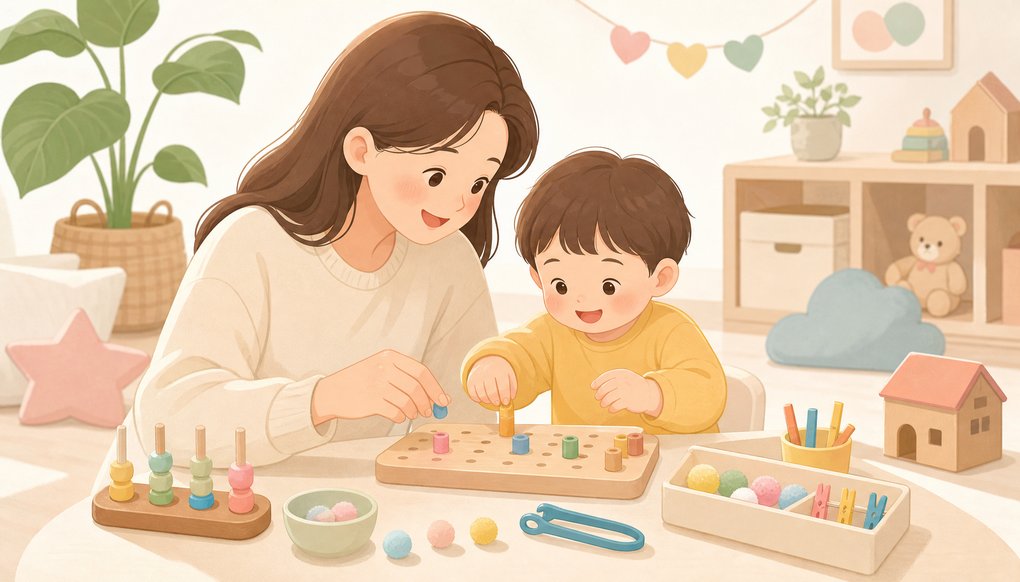 유아 소근육 발달, 집에서 놀이로 도와줄 수 있을까