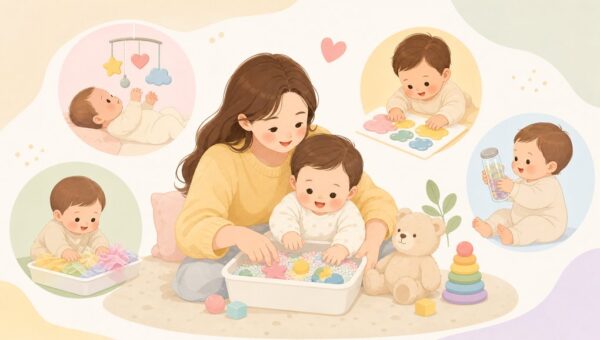 영유아 감각놀이, 월령별로 어떤 걸 해주면 좋을까