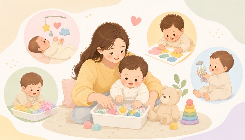영유아 감각놀이, 월령별로 어떤 걸 해주면 좋을까