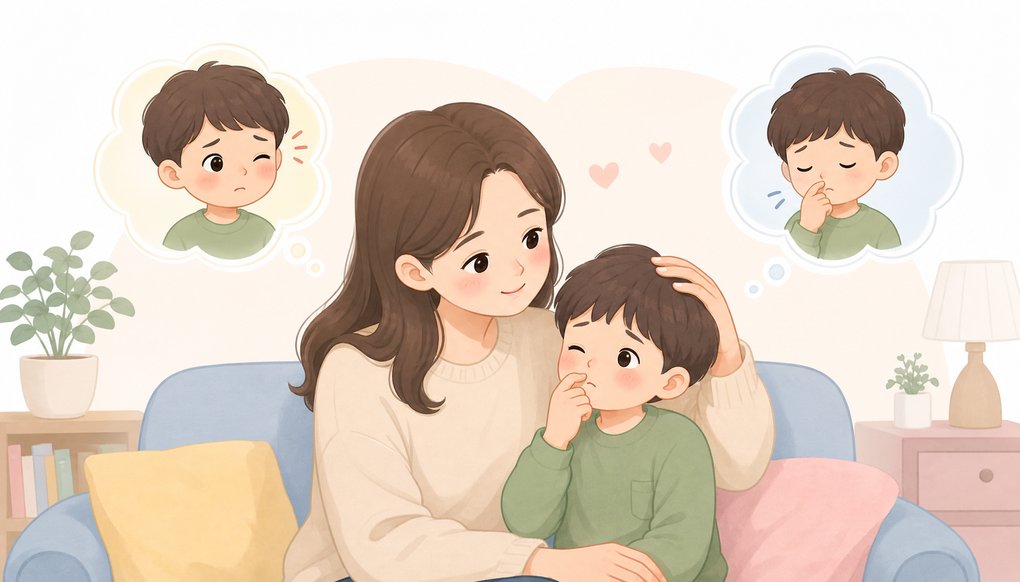 아이가 자꾸 눈을 깜빡이고 킁킁거려요 – 틱장애 초기 증상일까, 그냥 습관일까