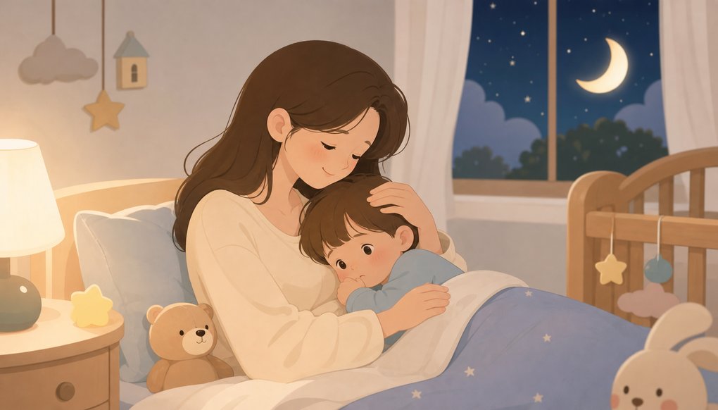 밤에 자다 깨는 아이, 어떻게 다시 재울 수 있을까