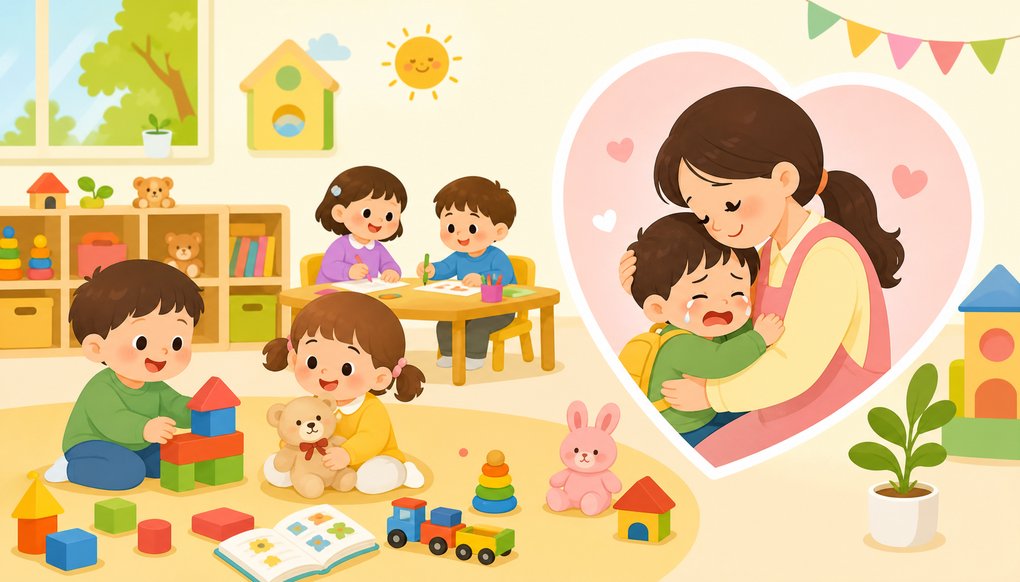 어린이집 적응 기간, 아이가 울기만 해요 — 어떻게 해주면 좋을까