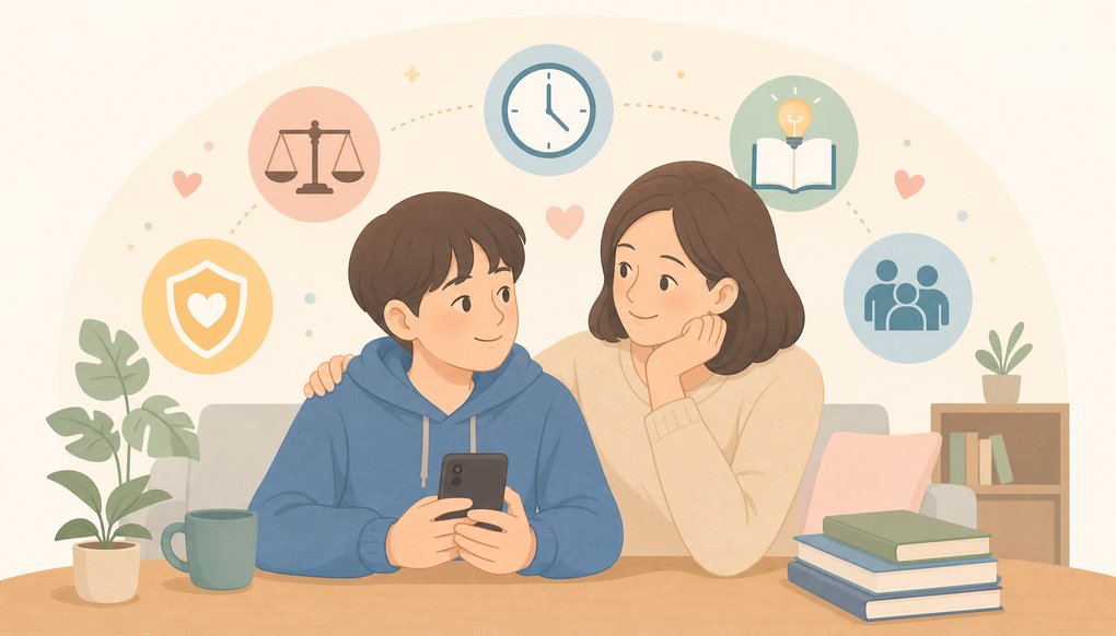 중학생 스마트폰 사용 시간, 어떻게 정해야 할까 – 디지털 리터러시 교육까지 함께 생각해 보기