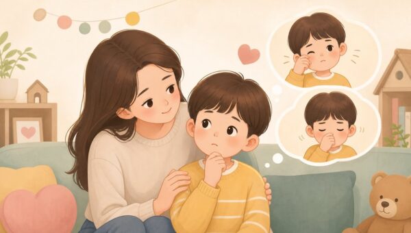 아이가 자꾸 눈을 깜빡이고 킁킁거려요 – 틱장애 초기 증상일까, 그냥 습관일까