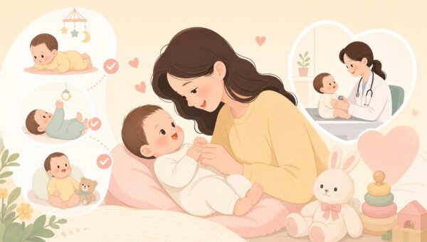 아기 백일 전후, 뭘 확인해야 하는 걸까 – 발달 체크 항목과 건강검진 시기