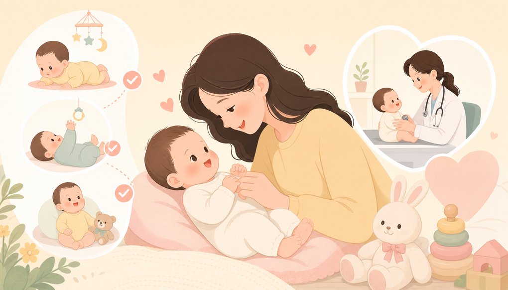 아기 백일 전후, 뭘 확인해야 하는 걸까 – 발달 체크 항목과 건강검진 시기