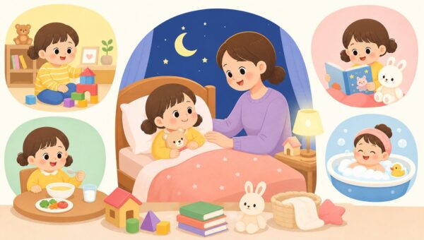 아이 잠투정 심할 때, 저녁 수면 루틴 어떻게 만들면 좋을까