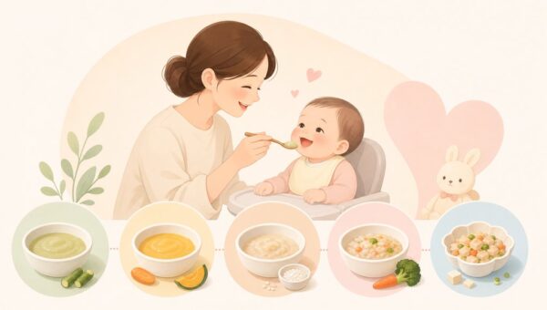 아기 이유식 초기부터 완료기까지, 단계별 식단은 어떻게 달라질까