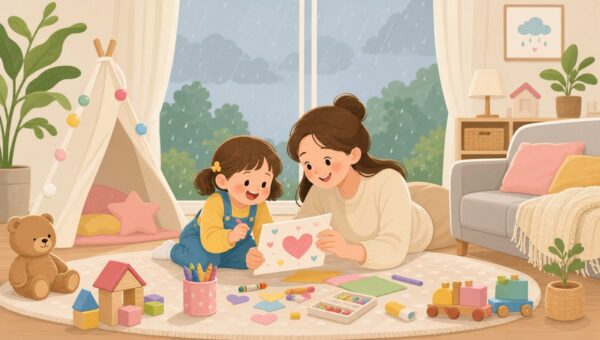 비 오는 날 아이와 뭐 하지? 실내놀이 아이디어 15가지