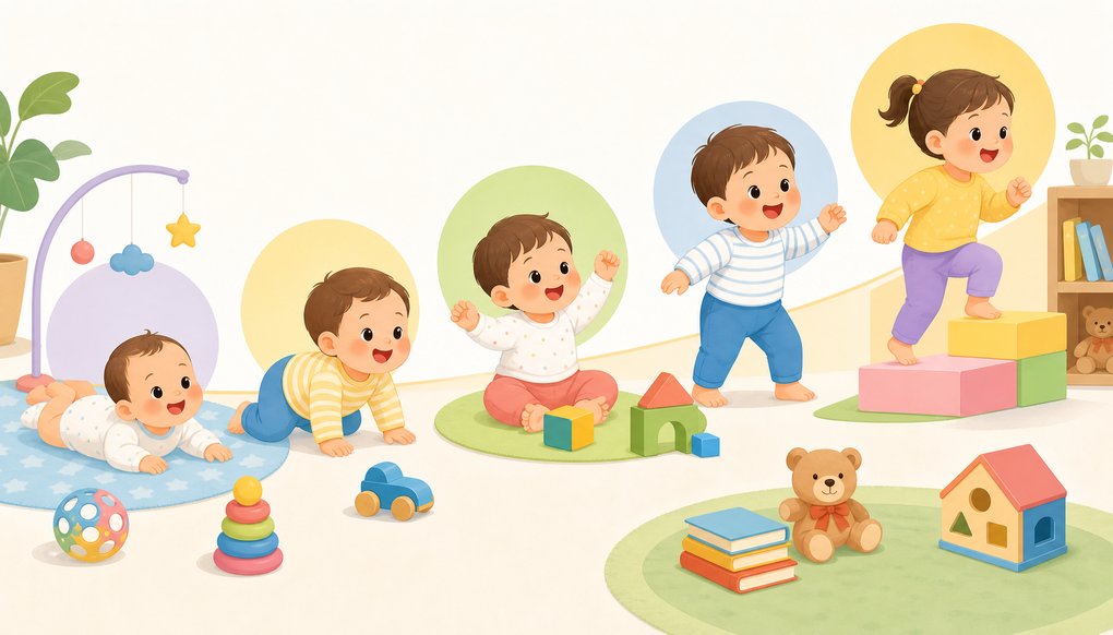 아기 대근육 발달 순서, 월령별로 어떤 놀이가 좋을까