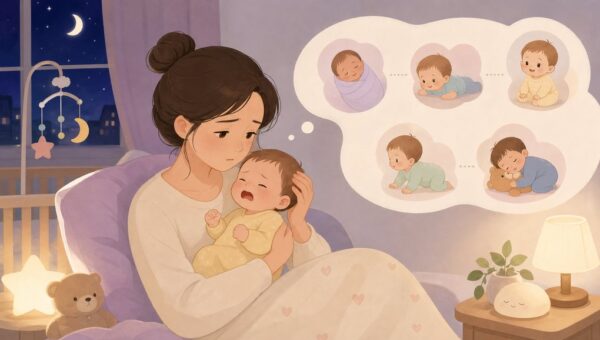 아기가 갑자기 밤에 깨기 시작했다면? 수면 퇴행기 원인과 시기별 대처법