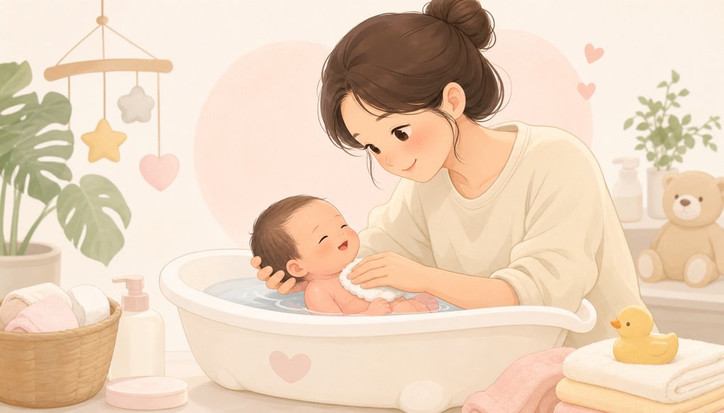 신생아 목욕 어떻게 시키지? 처음이라 떨리는 손을 위한 가이드