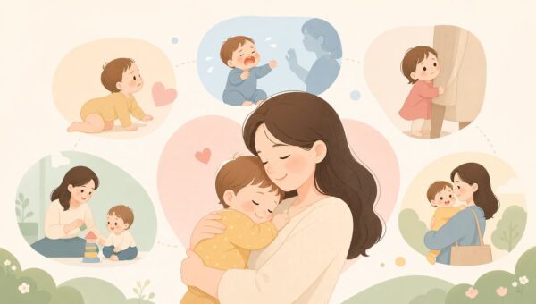 영아 분리불안, 시기별로 어떻게 달라지고 어떻게 대처하면 좋을까