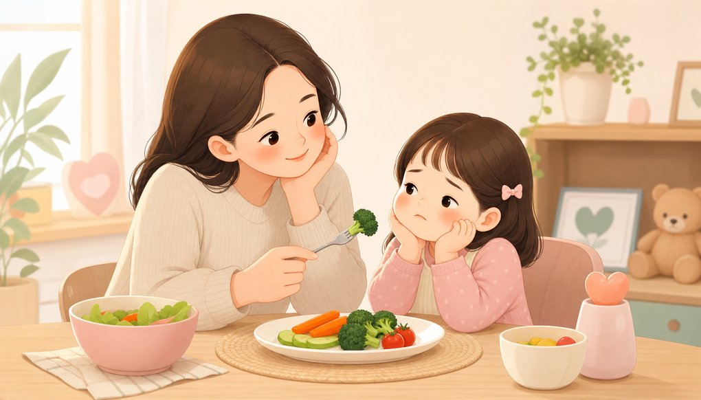 채소 거부하는 아이, 유아 편식 고치는 방법 어디서부터 시작해야 할까
